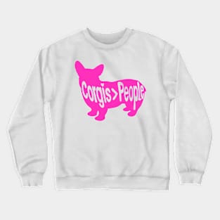 Corgis > People Crewneck Sweatshirt